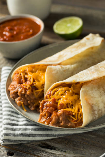 istock Homemade Bean and Cheese Burrito 937567802