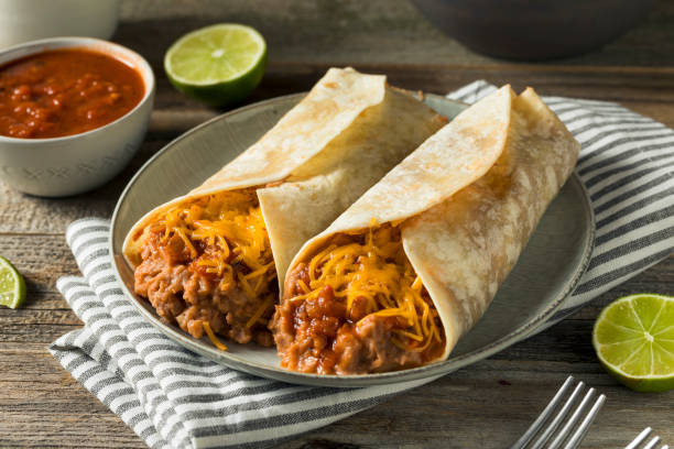 istock Homemade Bean and Cheese Burrito 937567904