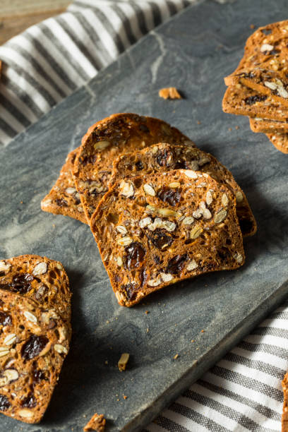 istock Homemade Pecan and Cranberry Crackers 937568026