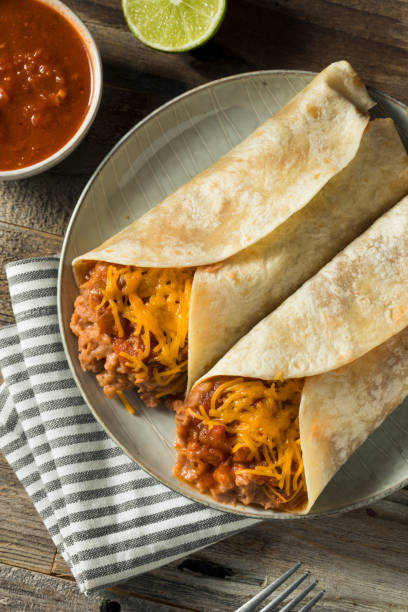 istock Homemade Bean and Cheese Burrito 937568084