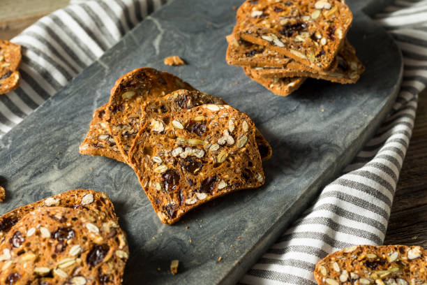 istock Homemade Pecan and Cranberry Crackers 937568632