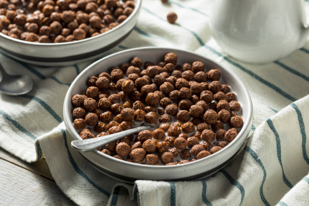 istock Sweet Cocoa Chocolate Sugar Cereal Puffs 937569216