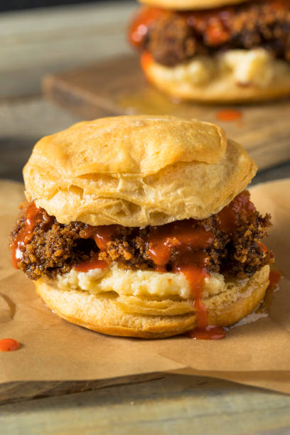 istock Homemade Honey Butter Chicken Biscuit 937571262