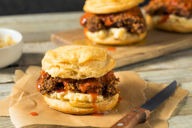 istock Homemade Honey Butter Chicken Biscuit 937571334