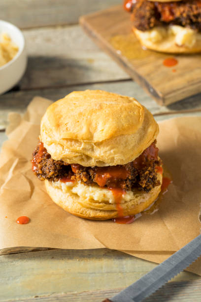 istock Homemade Honey Butter Chicken Biscuit 937571382