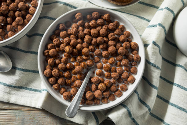 istock Sweet Cocoa Chocolate Sugar Cereal Puffs 937571742