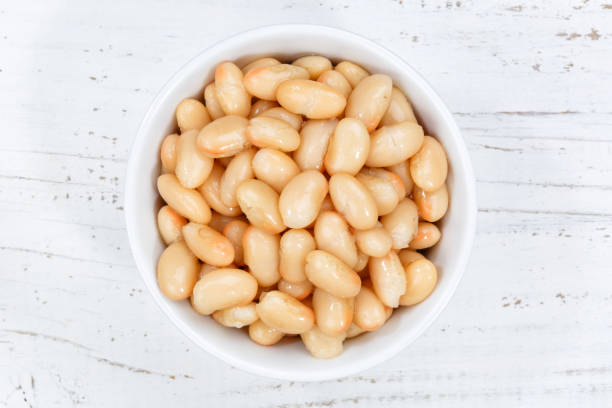 istock White beans from above bowl wooden board 937574084