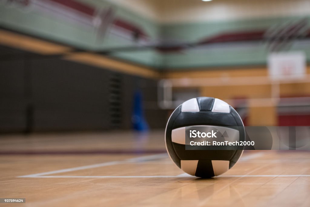 Fondo de voleibol - Foto de stock de Juego de vóleibol libre de derechos