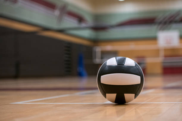 배구공 배경기술 - volleyball sport floor ball 뉴스 사진 이미지