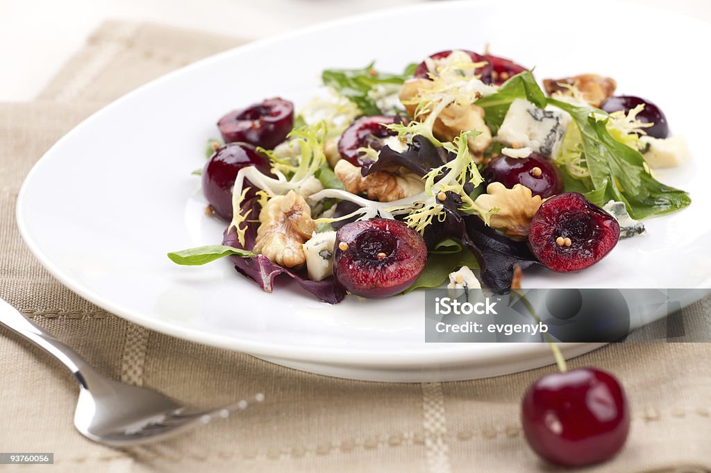 Salada de Cereja - Royalty-free Alface Foto de stock