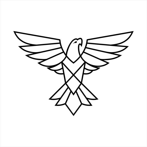 Eagle Icon Eagle illustration, vector icon eagle icon stock illustrations