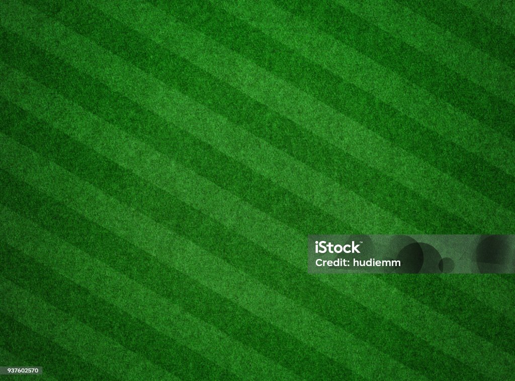 Green grass textured background with stripes Soccer Stock Photo