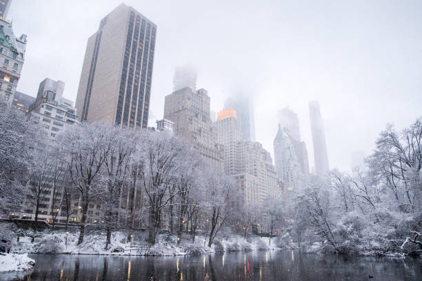 istock Snow storm in New York 937613486