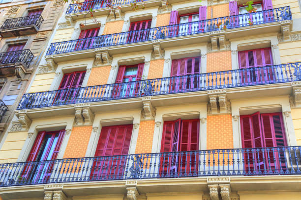 istock Barcelona buildings facing Catalunya Square 937622984