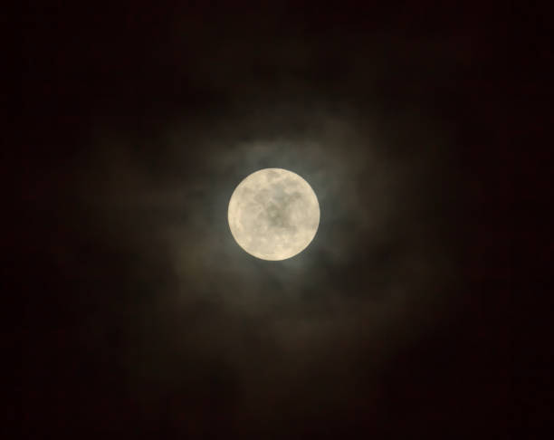 istock Beautiful full moon in the sky. 937623122