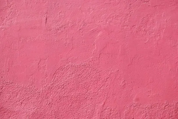 Photo of Painted pink wall texture