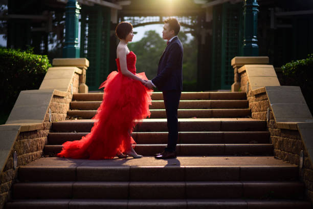 istock wedding shoot of Asian bride and groom 937648462