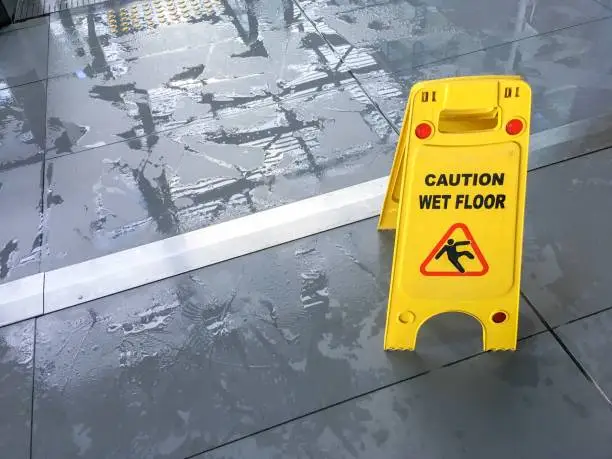 Photo of Wet floor sign