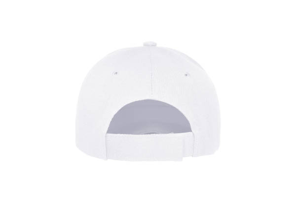 istock Baseball cap color white close-up of back view 937689532
