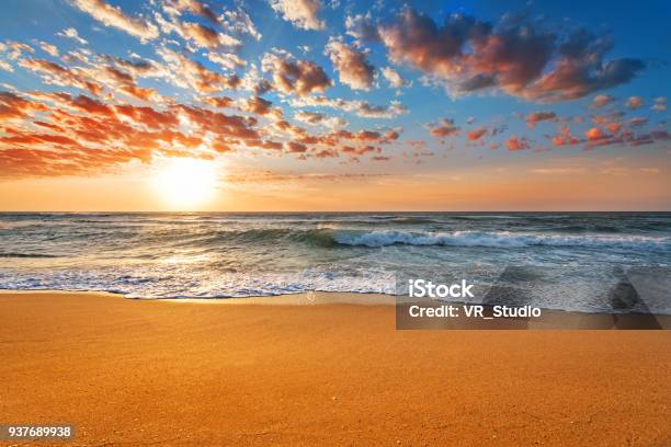 Amazing Sunset Landscape Beautiful Nature Background Stock Photo - Download Image Now