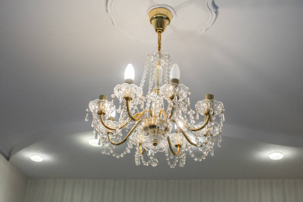 istock Huge chandelier closeup 937693626