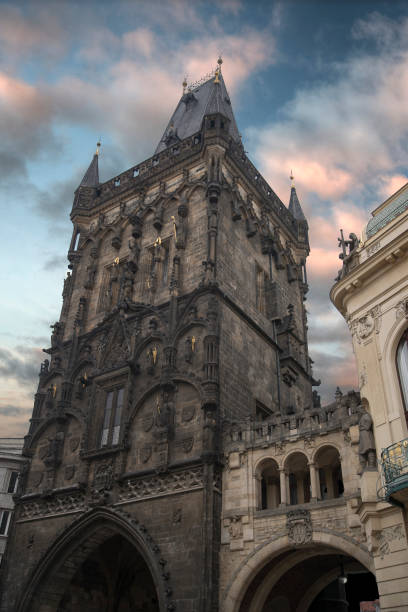 istock beautiful old streets of Prague. 937707524