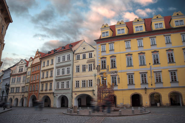 istock beautiful old streets of Prague. 937707560