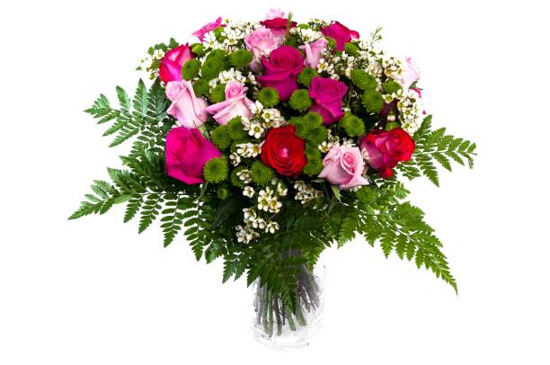istock Beautiful Bouquet of pink roses 937707636
