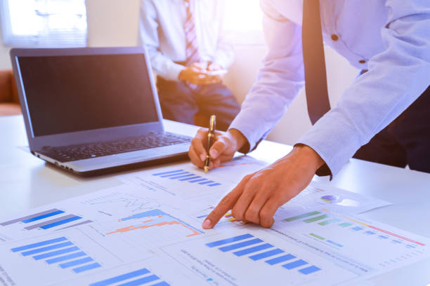 istock Business teamwork discussing ideas and planning about profits summary at meeting room. 937716766