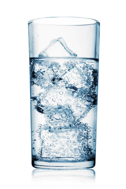 istock Glass of carbonated water with ice 937731956