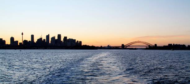 istock Sydney Harbour skyline at sunset 937738616