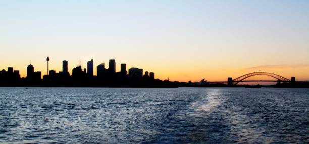 istock Sydney Harbour skyline at sunset 937738712