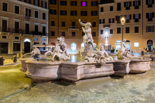istock Night view, Piazza Navona, Rome. Italy 937742564