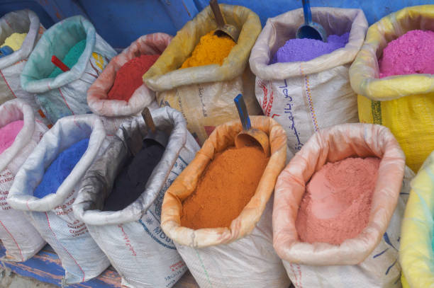 istock Colorful pigments. Moroccan colors 937747386