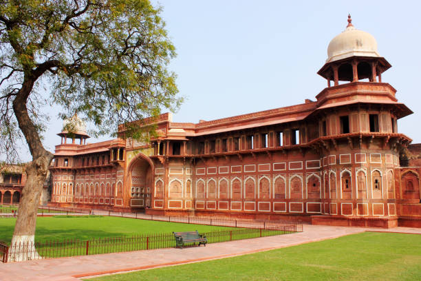 istock Red Fort, A 15th century UNESCO site in Agra, India 937749558