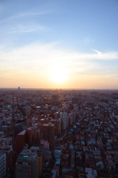 istock Sunset in Setagaya-ku, Tokyo, Japan 937750002