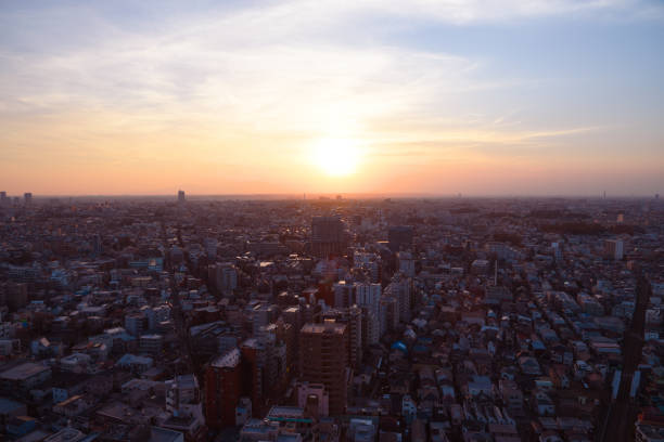 istock Sunset in Setagaya-ku, Tokyo, Japan 937750034