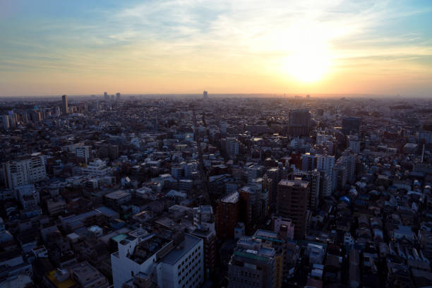 istock Sunset in Setagaya-ku, Tokyo, Japan 937750056