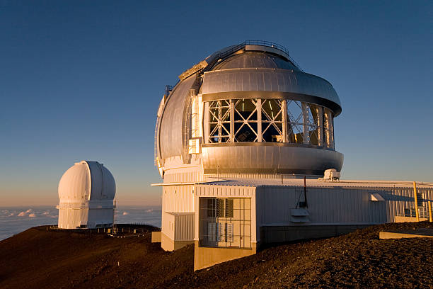 Mauna Kea Observatories stock photo