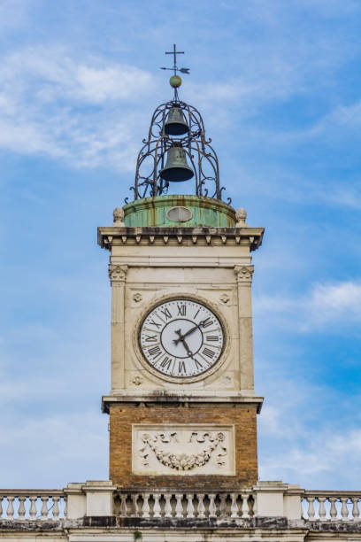 istock Old clock tower at Piazza del Popolo in Ravenna 937756684