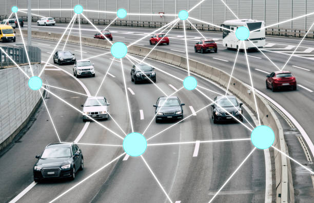 istock Autonomous Cars on Road 937775618