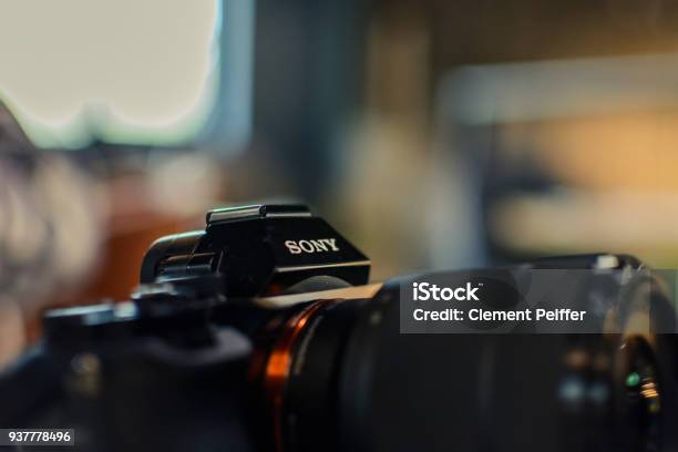 Abstract Closeup Of The Sony A7 Against Blury Background Stock Photo - Download Image Now