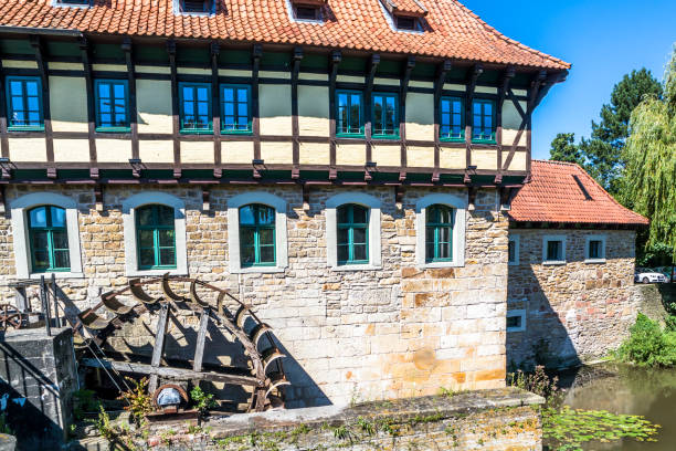 Medieval Watermill building in Steinfurt, Germany - Europe