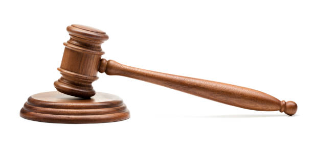 istock single wooden judge gavel isolated on white background 937788566
