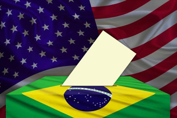istock Election in Brazil - voting at the ballot box 937790916