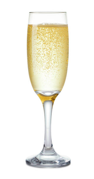 istock single glass of champagne isolated on white background 937791144