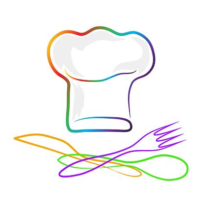 Ilustración de Silueta Del Sombrero De Chef Y Una Cuchara Set De Tenedor Y Cuchillo Aislado Cocinero De Cocinero Sombrero Colorido Logotipo Ilustración Vectorial De Stock y más Vectores Libres de Derechos Ilustración de Silueta Del Sombrero De Chef Y Una Cuchara Set De Tenedor Y Cuchillo Aislado Cocinero De Cocinero Sombrero Colorido Logotipo Ilustración Vectorial De Stock y más Vectores Libres de Derechos