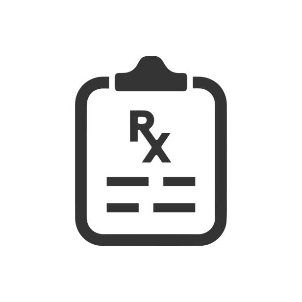 biểu tượng đơn thuốc y tế - prescriptions hình minh họa sẵn có