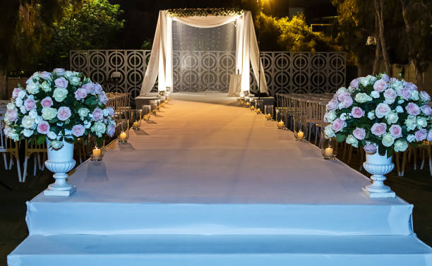 istock Jewish Hupa , wedding putdoor . 937808672