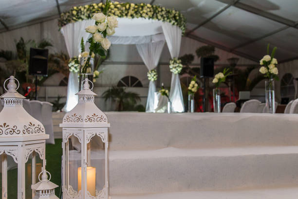 istock Jewish Hupa , wedding putdoor . 937809146
